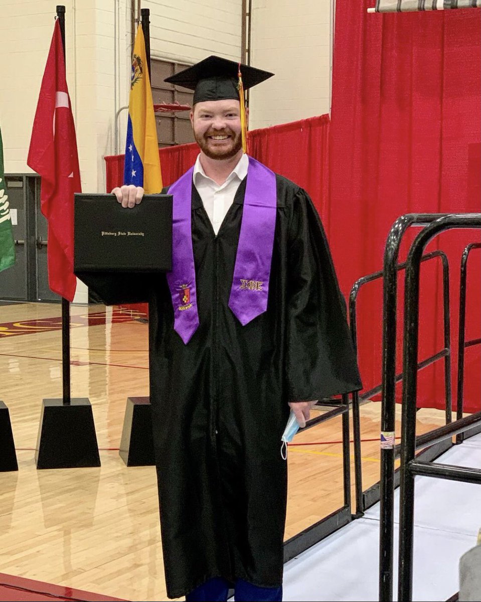PittStateSigEp's tweet image. Our next senior is Langdon Simkins, Langdon graduated with a Major in Automotive Technology with an emphasis in Dealership and Corporate Transportation Managment. He is currently looking for a job working for a major automotive manufacturer. #VDBL #BalancedMen