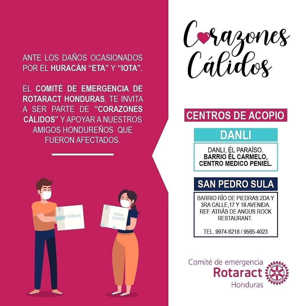 RTCElProgreso's tweet image. Juntos trabajamos para lograr mayor impacto en las regiones de nuestro país, por medio de tu donación estaremos aportando nuestra mano amiga en compra de víveres, medicinas y otros productos que necesitamos para nuestras comunidades.
#RotaractHonduras #SomosD4250