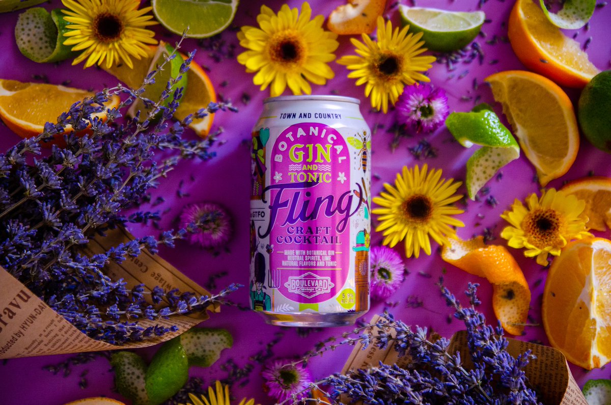 csbev's tweet photo. Up and at it in the kitchen or on the grill/fryer tomorrow morning? Sit back tonight and let the cocktail be as easy as opening this can of @FlingCocktails Botanical Gin & Tonic! Refreshing, relaxing, on #MO & #KS shelves for you now! #HaveAFling https://t.co/STCJ20XD6E