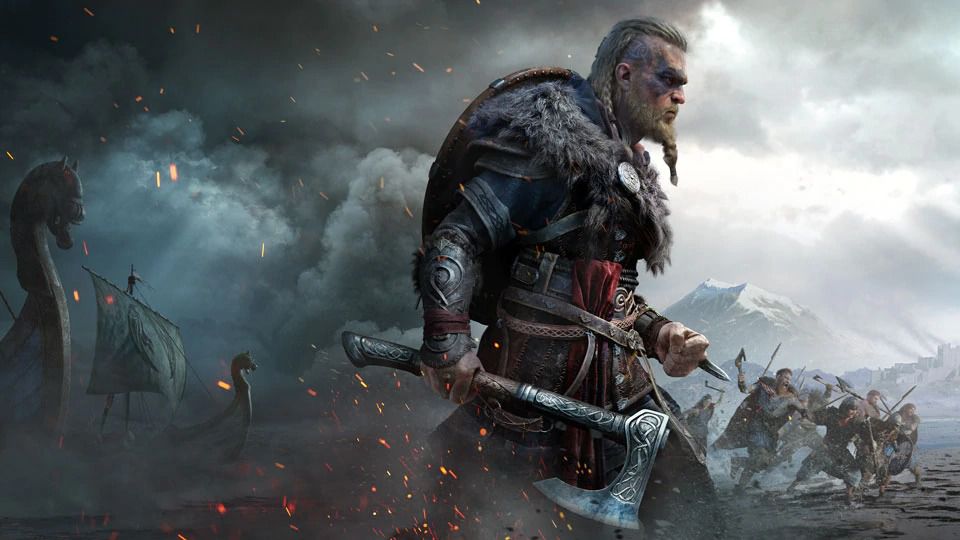 verge's tweet photo. Assassin’s Creed Valhalla will be able to run at 60fps on all next-gen consoles with new update https://t.co/7wBcvmPZZG https://t.co/JlI3YFo7mO