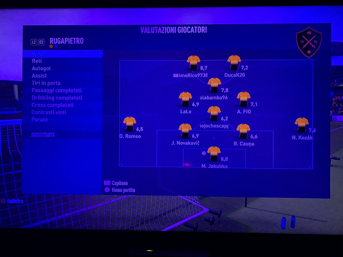 RUGAPIETRO's tweet photo. 18’ giornata Poseidon League https://t.co/siRoe29aKp