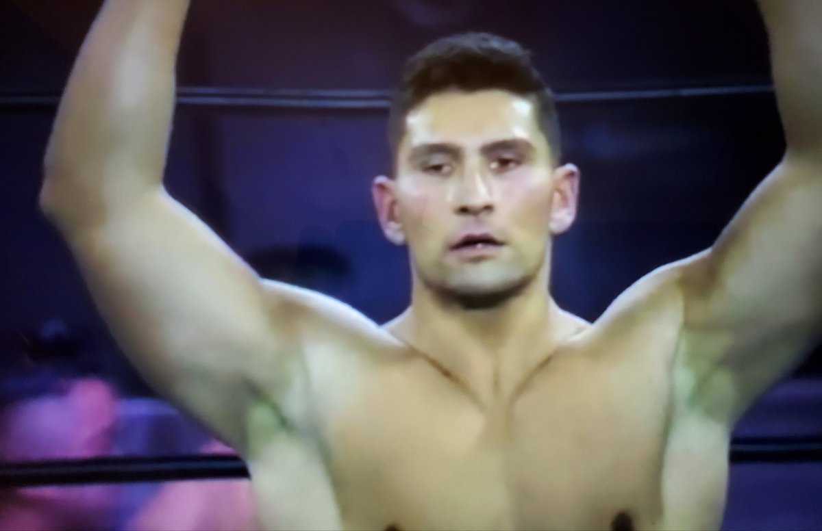 TheClosedFist's tweet photo. #RichardHolliday with a nice win over #TJP. Looking for big things from him.. #TheDynasty #MLWRestart #MLWOperaCup https://t.co/GJimS823Ol