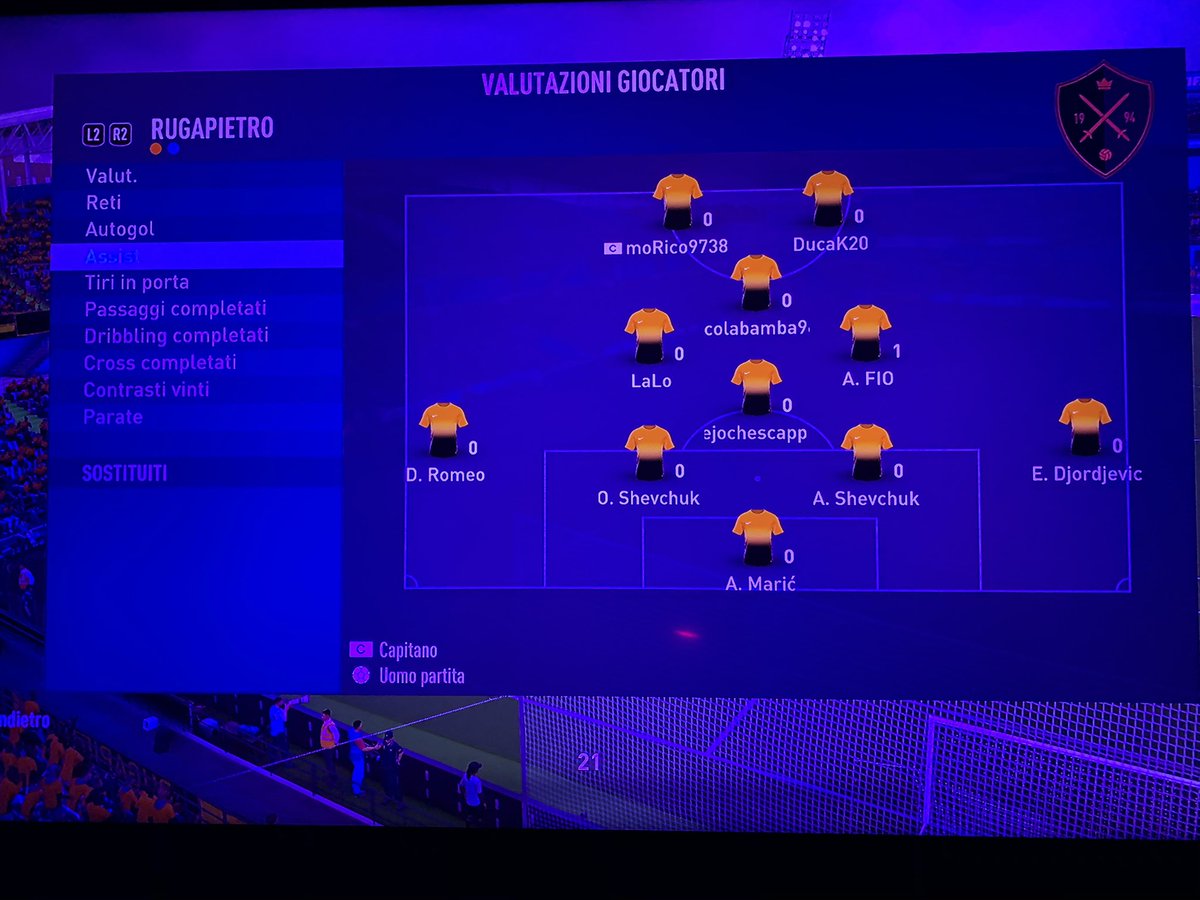 RUGAPIETRO's tweet photo. 7’ giornata Poseidon League https://t.co/PPpmup6RSq