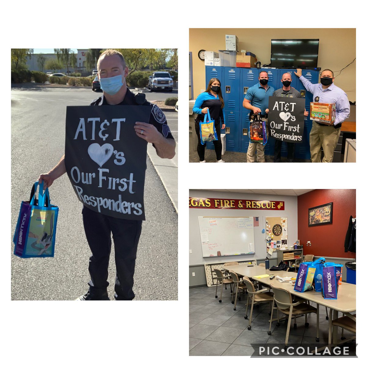 Kass_Kennedy's tweet photo. Another great day giving back to our local First Responders! #Desertsw #SignatureSquad #FirstNet #FirstResponders https://t.co/PrRTAafjIu