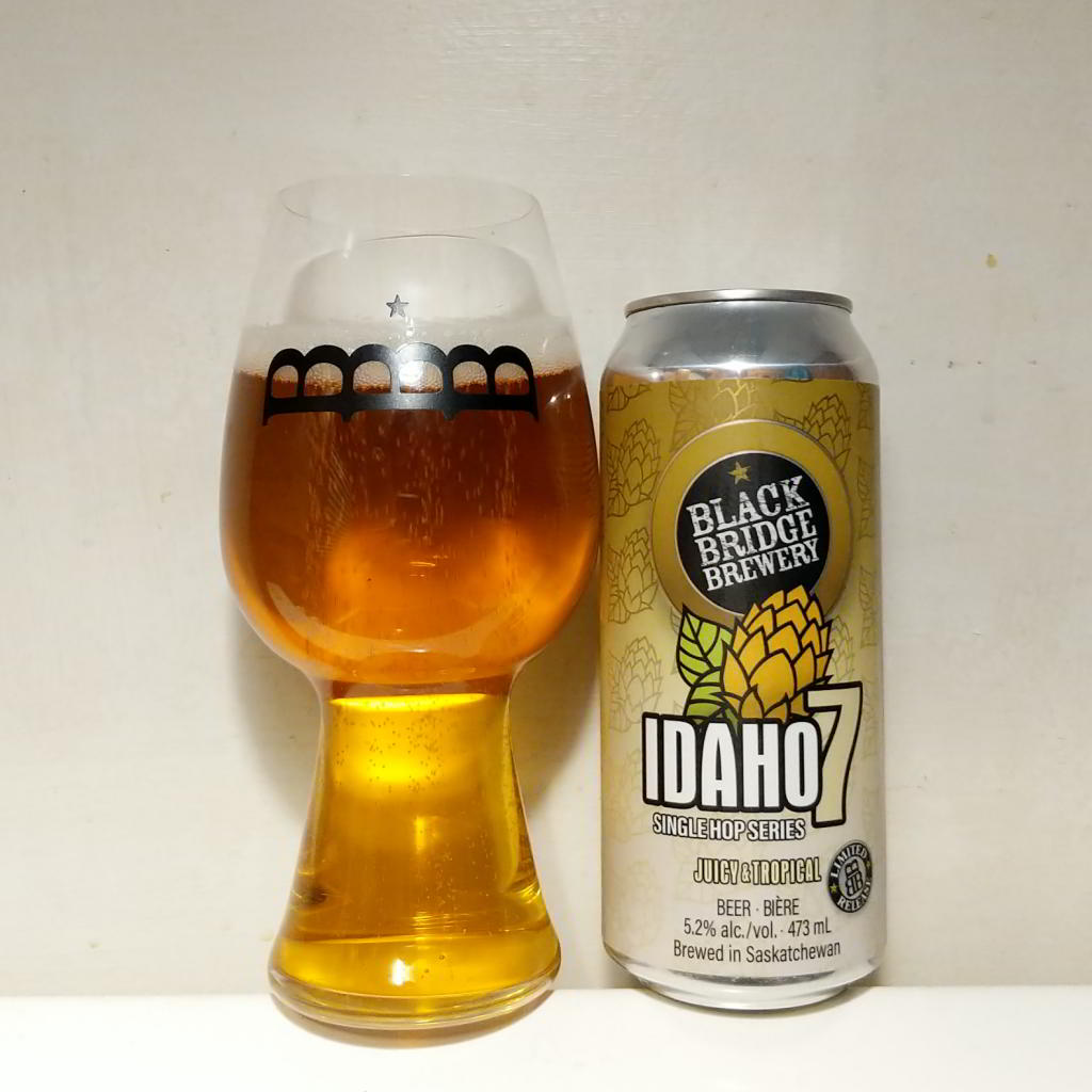 SaskHophead's tweet photo. Enjoying a super fresh super juicy single hop kick in the pants called Idaho 7 #IPA by @BLckBrgBrew This #craftbeer  one smells pungent and juicy and familiar and now it's all the way through a batch! Neato! Grab some if you like the dank juicy "hazy" take without the cloud #yqr https://t.co/Rf8cqmEwGy