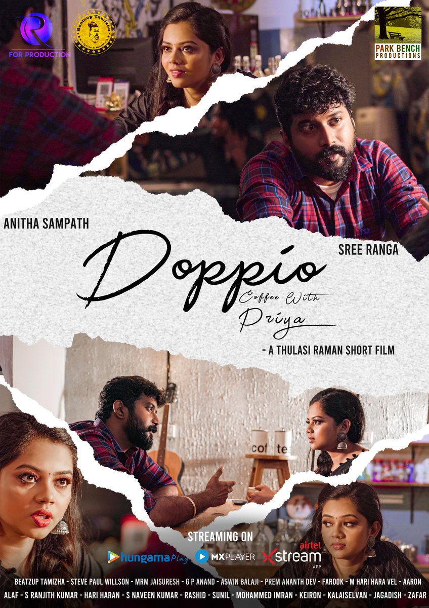thulasi_film's tweet photo. Hi Today My Short Film Released In Hungama Airtelxstream Nd Mx Player Plz Watch nd Support Us
#doppiocoffeewithpriya #AnithaSampath #directorthulasiraman #rforproduction #mxplayer #hungama #airtelxstream https://t.co/WM31E8P0ds
