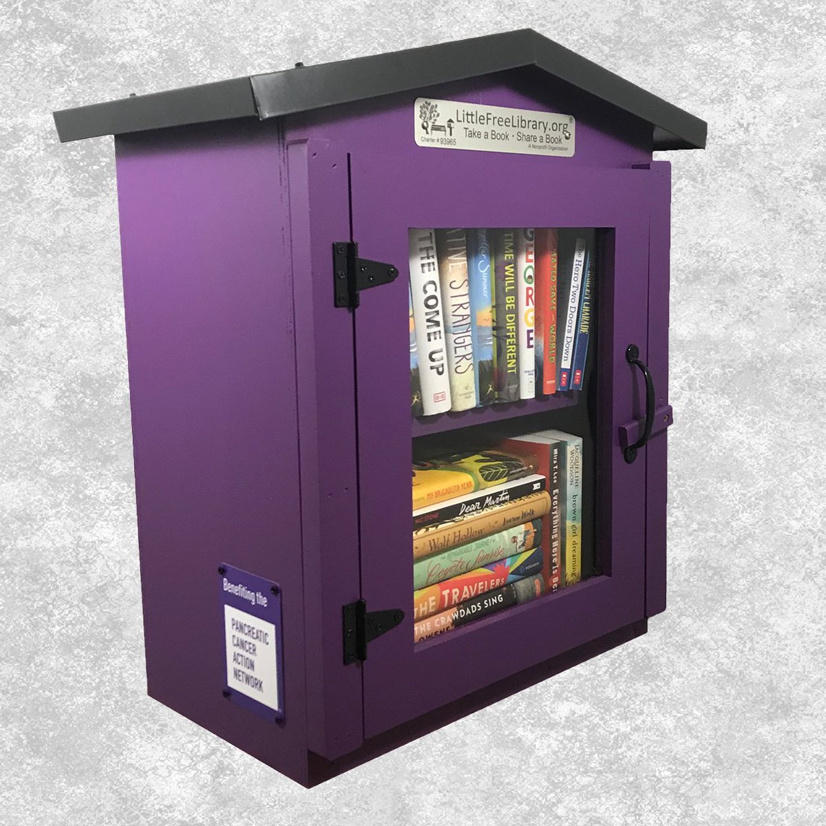 PanCAN's tweet photo. Thank you to @LtlFreeLibrary for their enthusiastic support of @pancan! Little Free Library will donate $50 for each PanCAN Little Free Library and 100% of each PanCAN plaque sold this month. They’ve already donated $3,300 to PanCAN! Visit: https://t.co/BgdBfjITeP https://t.co/CxSnBpvb9b