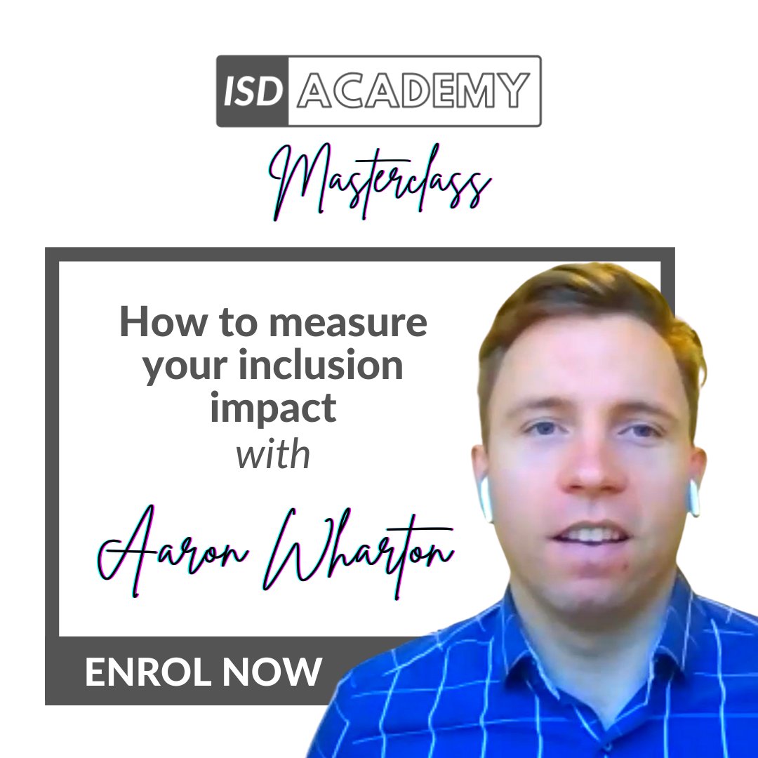 IncSportDesign's tweet photo. How to Measure Your Inclusion Impact with Aaron Wharton.

LEARN MORE. https://t.co/Lm9hRsEuV4 https://t.co/nvK6nBtaGl