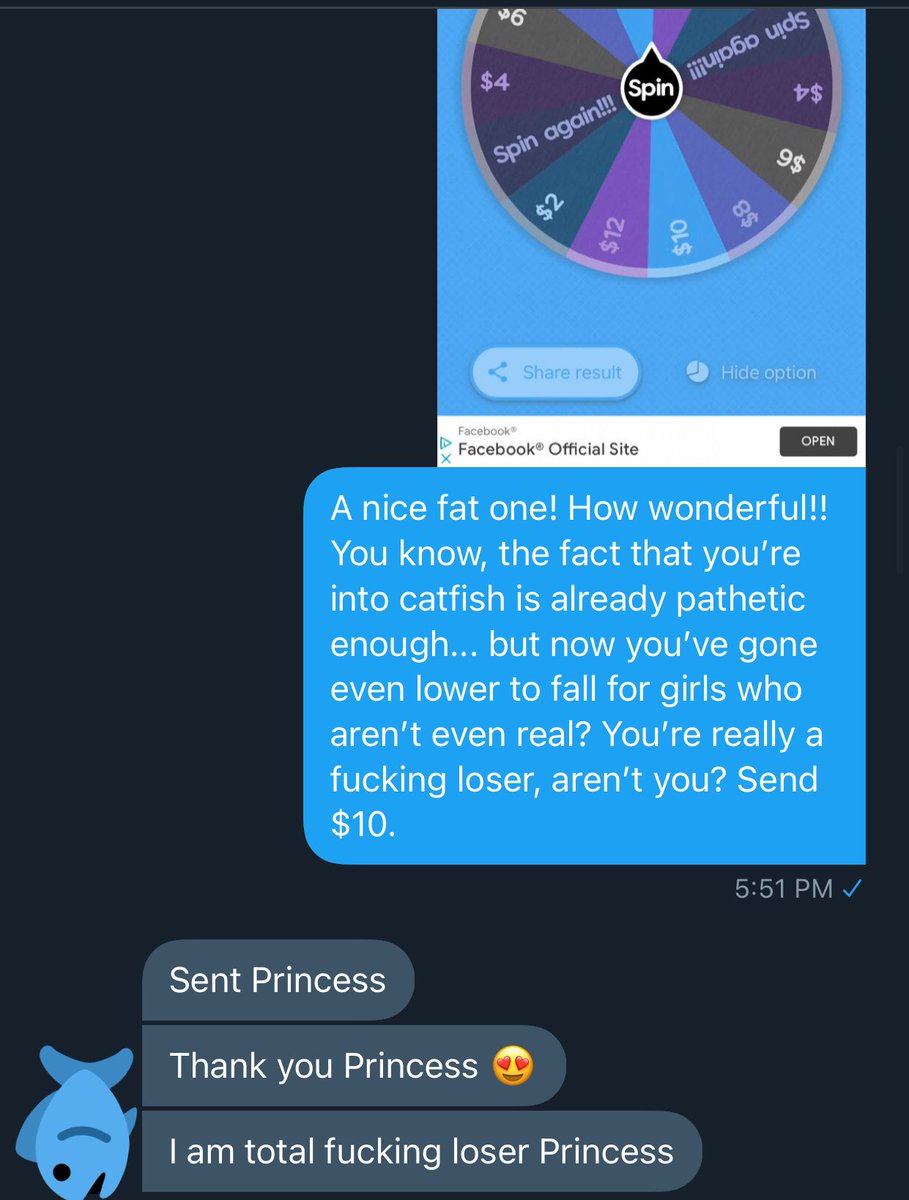CyberDommy's tweet photo. Just did a nice drain + degradation session with a catfish loving loser!!! They put such a low amount as an option that they were ashamed when it hit it and doubled 😂. With just one dm you could be a payslut too!!!

findom🍰 paypig  🧃 catfishfindom 🍡 femdom �� 2DFD https://t.co/Y41DS0cXkB