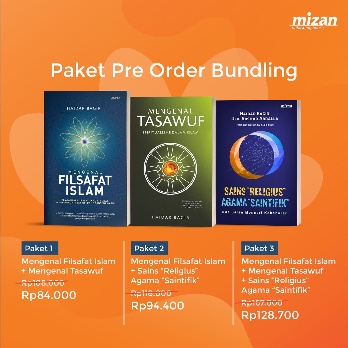 BukuWanita's tweet photo. #PromoBW Pre Order #MengenalFilsafatIslam disc 15%

Order disini 👉 https://t.co/AoCA8qIM3H 

@PenerbitMizan 
@mizanmediautama https://t.co/yygopQTB7J