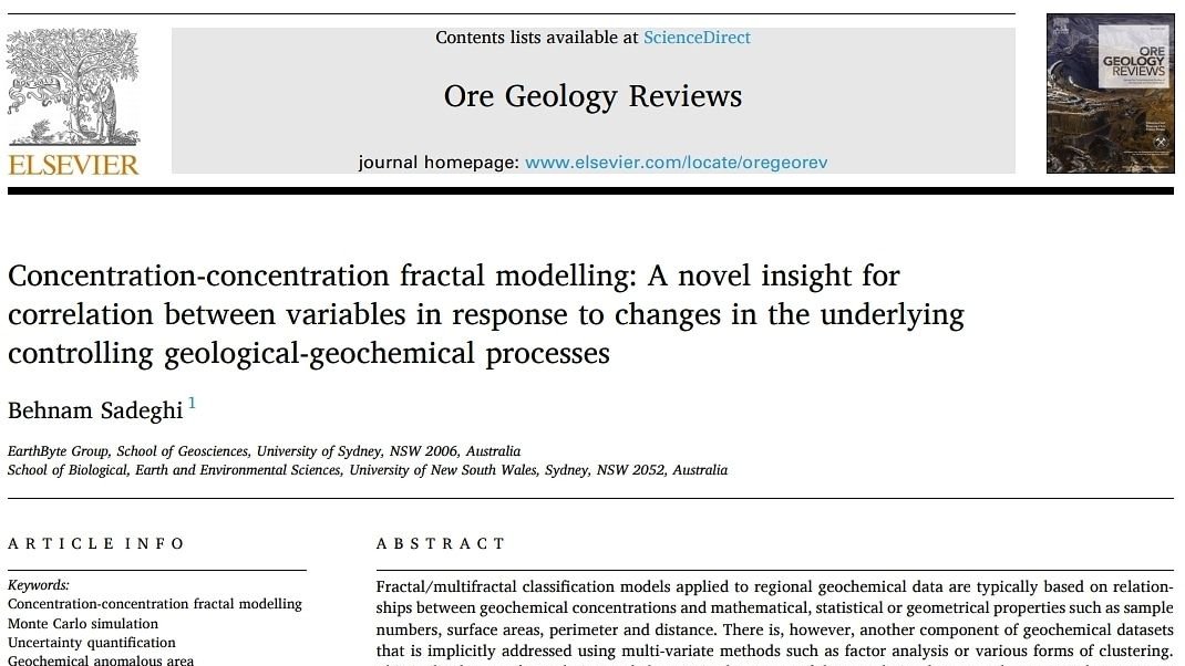 BenSadAus's tweet photo. Thrilled to share my first solo-authored paper, published in "Ore Geology Reviews". The 50 day's free access link: https://t.co/0SXItRcZI6
#EarthByteGroup #USYD #UNSW https://t.co/s7y5KvOEzj