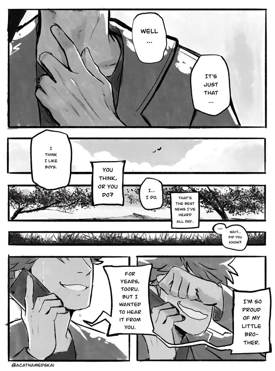 Just a little headcanon I've had floating in my brain lately UuU
(Read left to right!)