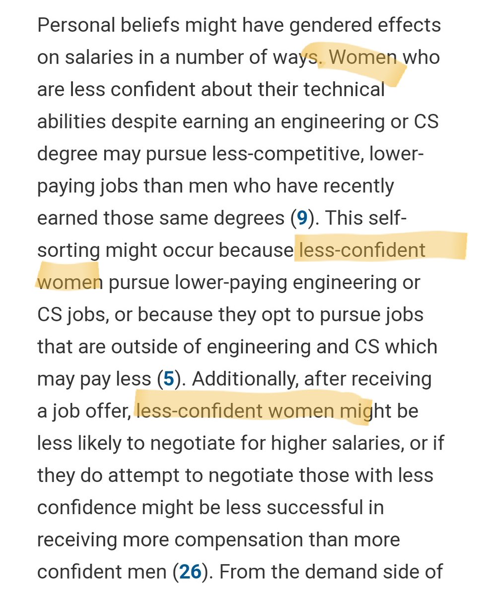 The study's background justification and hypothess all focus on women's confidence, not men's