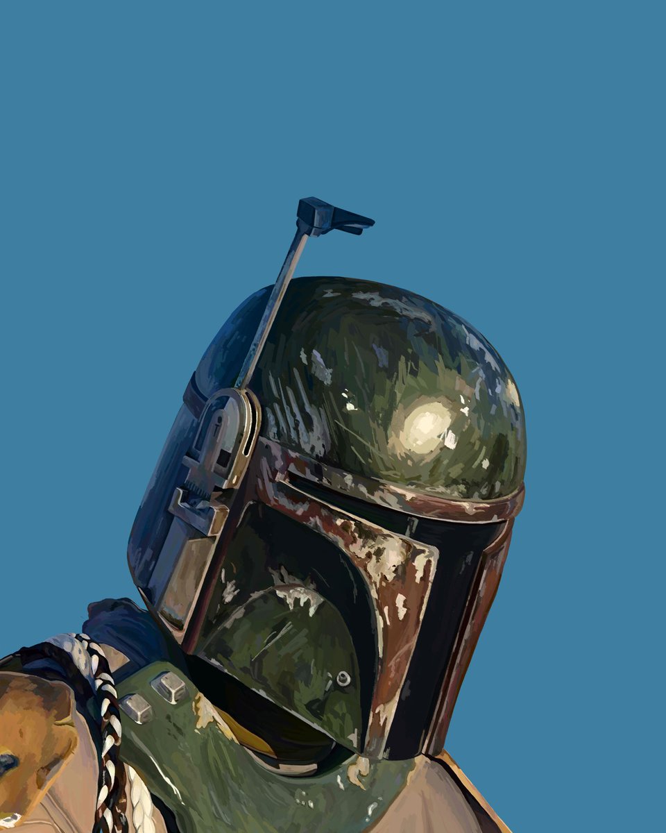 Boba Fett. 18,000 strokes later. Kwd.art on the gram.