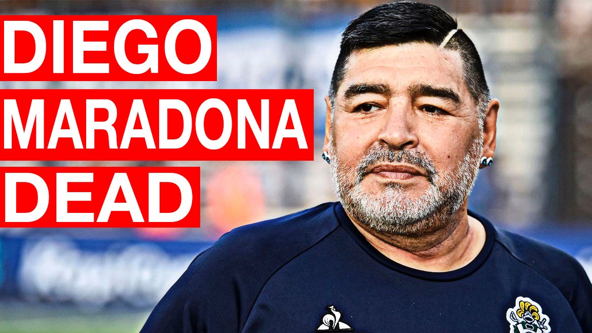 DankFunny's tweet photo. 🔴BREAKING NEWS: Diego Maradona dies aged 60 - DIEGO MARADONA MORRE AOS 60 ANOS
👇👇👇👇
https://t.co/jWHkBjPR1z
👆👆👆👆

#diegomaradona #Maradona #RIPMaradona #RIPLegend #RIPDiego https://t.co/z9NXi4jUTG