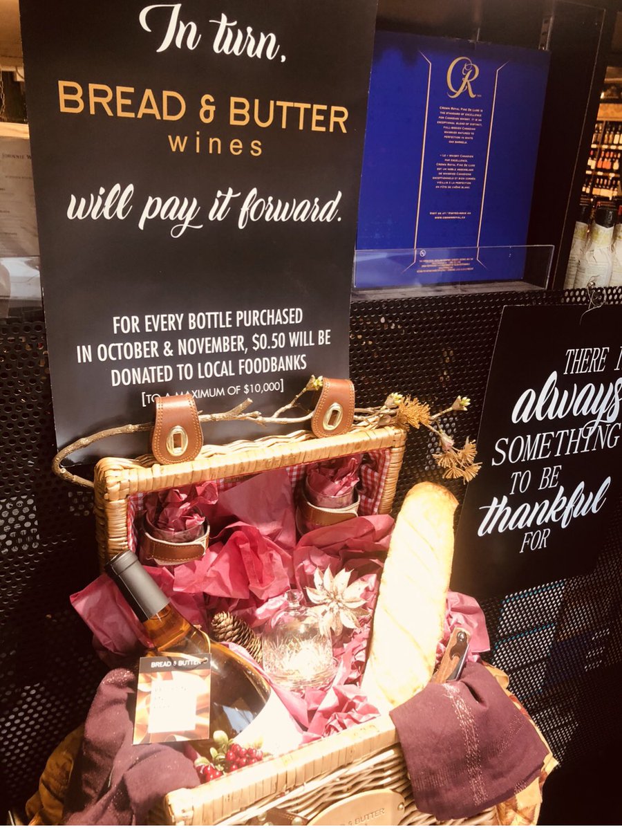 VWWine's tweet photo. We are so happy to work with the wonderful team @JAKSgranville to help raise funds for #bc #foodbanks with every bottle of #breadandbutterwines sold. 
#breadandbuttergivesback 

@VanFoodBank @MustardSeedVic https://t.co/P4aiKJ3eTL