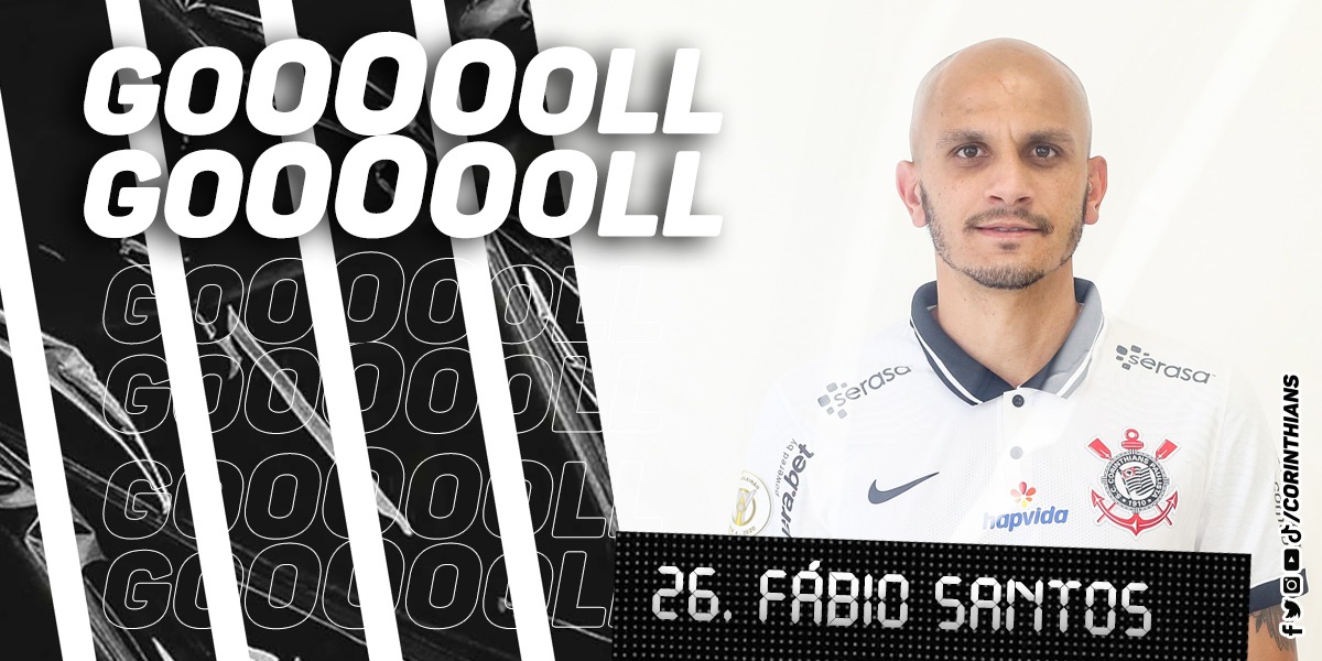 Corinthians's tweet photo. 1T | 20 min: Tá lá dentroooo! Fábio Santos converte a penalidade máxima com categoria e abre o placar para o Coringão! VAMOS!

#CFCxSCCP (0-1)
#VaiCorinthians https://t.co/uTLG8SA2ks