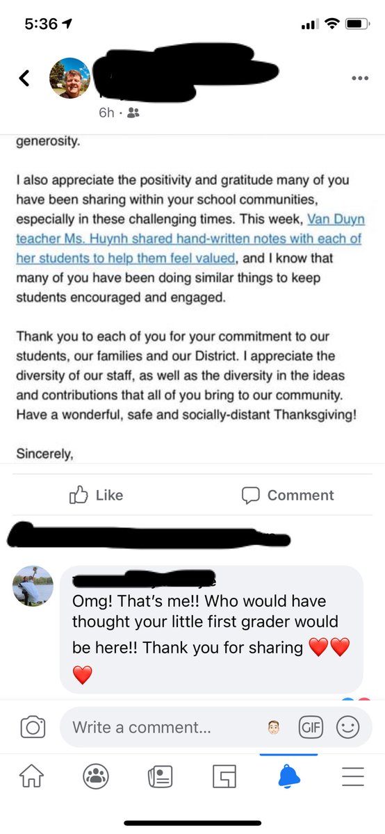 Time2Dream51's tweet photo. One of my first students when I started as a TA in 1995 is being recognized as by the Superintendent for her class activities.  ❤️ This is why I do what I do.  #EducatingStudents https://t.co/aJa9GHuWOb