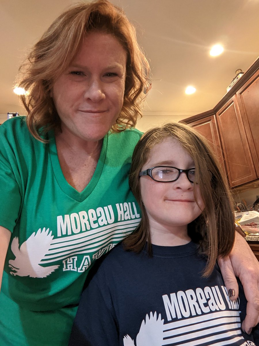 crowsginger's tweet photo. We wear our Hawk shirts with pride. ♥️ #Moreauhall #hawkpride https://t.co/xDooP6AJ5i