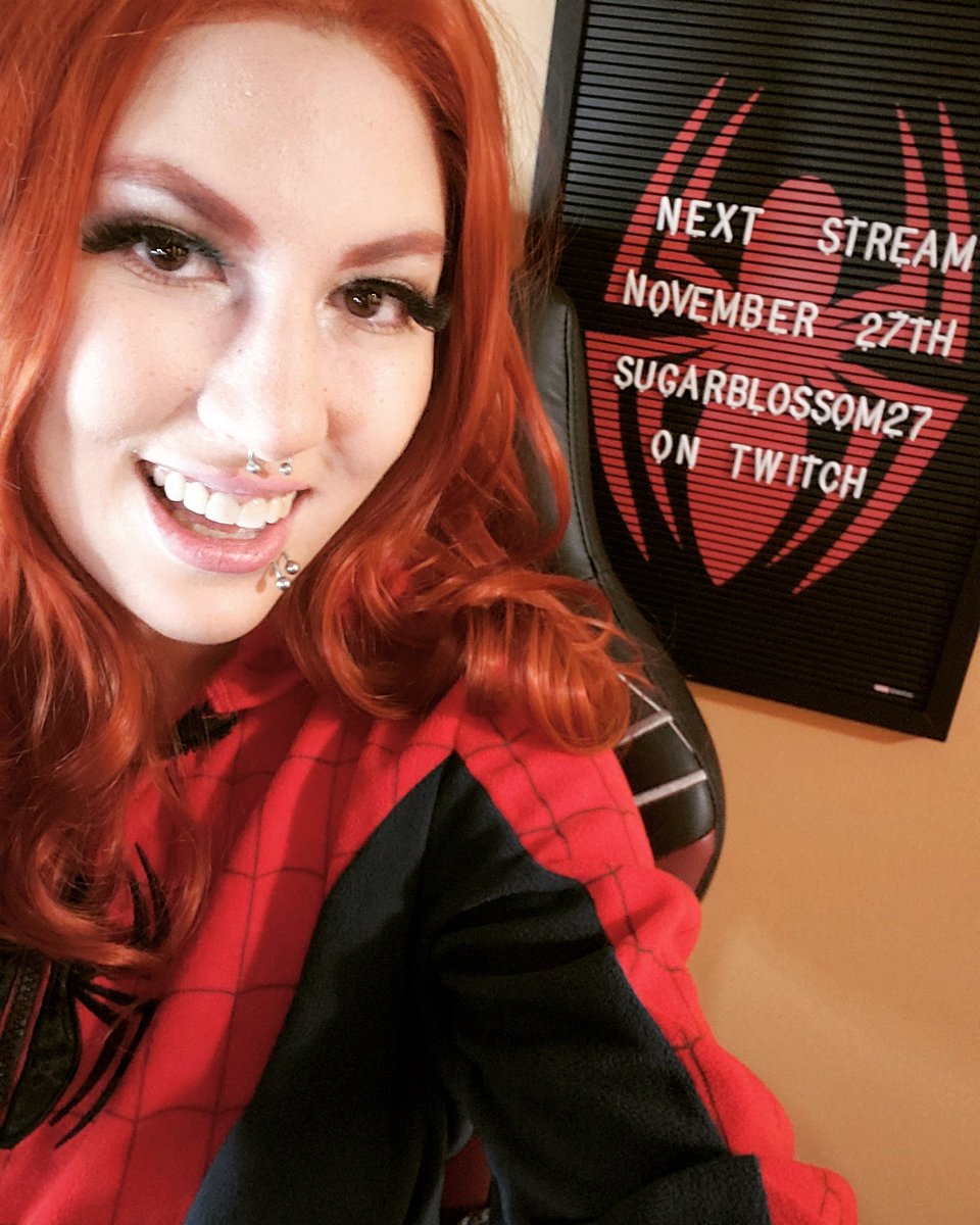 SugarBlossom27's tweet photo. MJ today live on twitch playing Marvel's Avengers and hoping for a PS5 to play some Spider people 🕷♡♡
Live right meow:
https://t.co/q3Wn7OU1OX
#ps5please #SpiderVerse #spiderfriends #marvelavengers #avengers #newstreamer #twitchstreamer https://t.co/vU9Fal3a4u