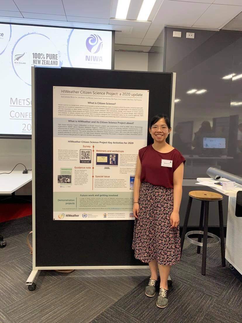 marionLtan's tweet photo. #MetSoc2020. My first conference this 2020. Presenting a poster on the updates of the @WMO_HIWeather Citizen Science Project. https://t.co/g5RouGuCsb