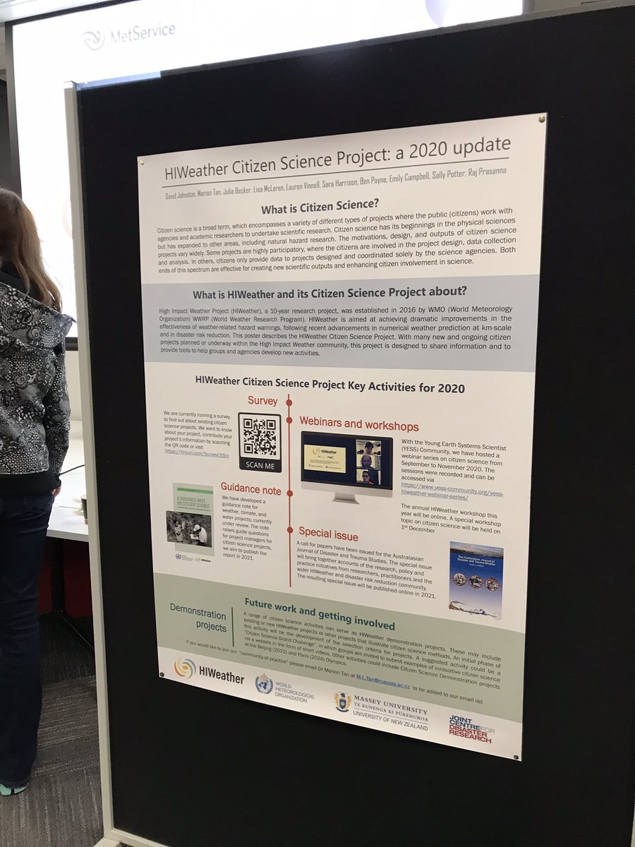 marionLtan's tweet photo. #MetSoc2020. My first conference this 2020. Presenting a poster on the updates of the @WMO_HIWeather Citizen Science Project. https://t.co/g5RouGuCsb