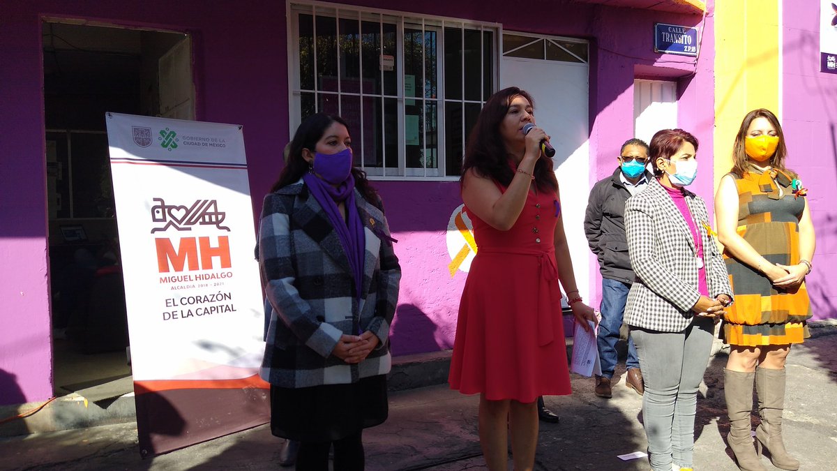 MH_IDDH's tweet photo. Dentro de la conmemoración del Día Internacional de la Erradicación de la Violencia contra la Mujer, se inauguró #VICAMH 💜🧡 Un paso más en el trabajo continuo de la @AlcaldiaMHmx en pro de las Miguelhidalguenses.
#MHelCorazónDeLaCapital #SinViolenciaMH https://t.co/IL3DkLbjRV