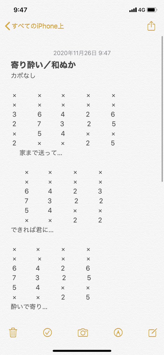 和ぬか 寄り酔い のコードです Coverしていただけると嬉しいです 難しい方は丸サコードでも歌えると思うのでそちらでお願いします