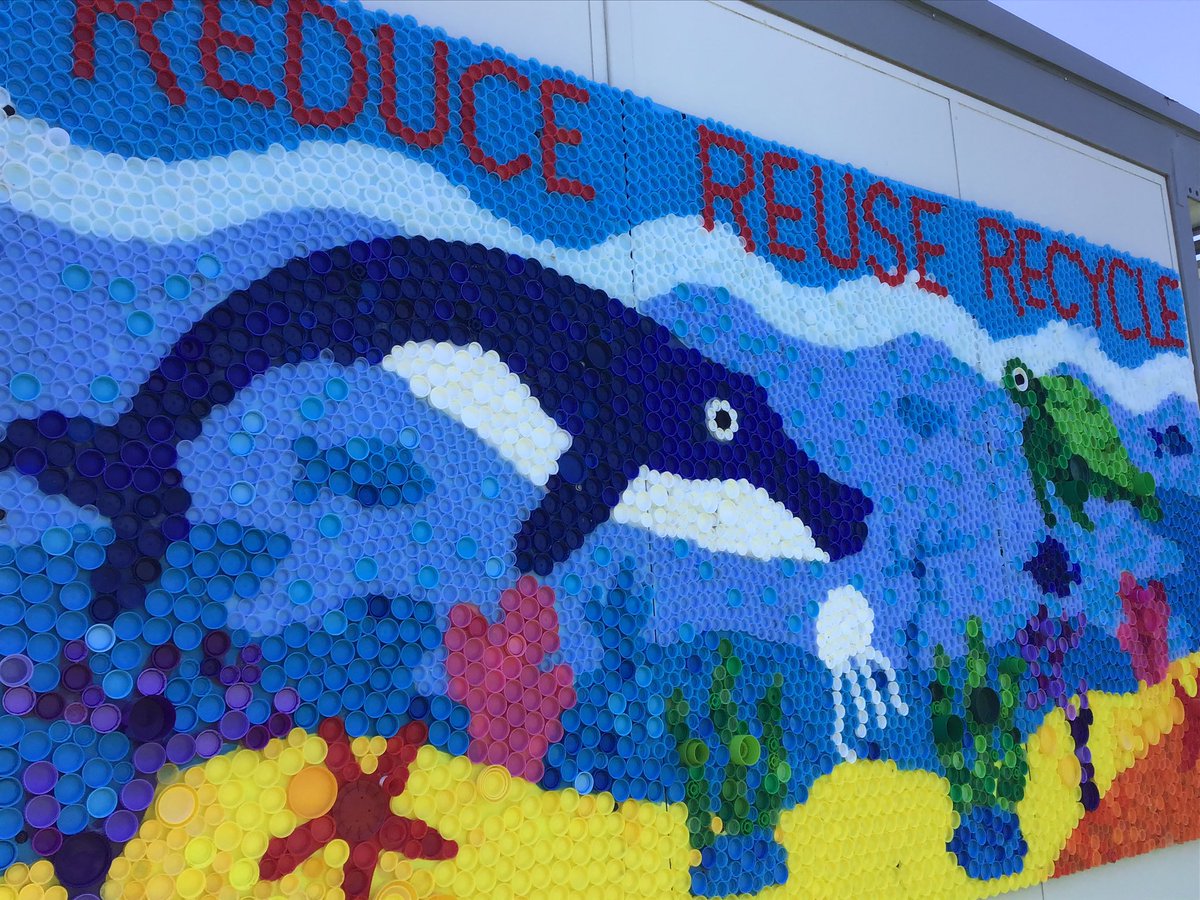 NicoleFKelleher's tweet photo. Did you know that bottle lids are the 2nd most littered item after cigarette butts? 2S and 1S investigated this and created a pretty special alternative with a great message. @BoydenSapsed @Jennife76738409 @Clarke4535 @PBLWorks @MichelleSapsed @MFardon #reduce #reuse #recycle https://t.co/8NCv1wAOMU