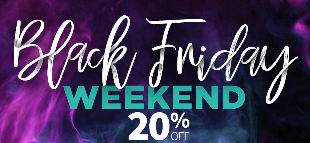 20% Off Black Friday Weekend Sale - ONLINE ONLY conta.cc/3kZi5Ma