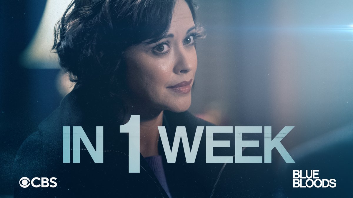 We're only ONE WEEK away from the return of #BlueBloods, but who is counting? 😏
