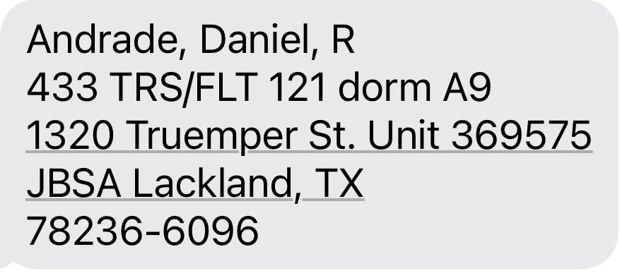 <a href="/EProvhighschool/">East Providence High School</a> <a href="/Townie2T/">Townie2Townie</a> <a href="/ephHERD/">The Herd</a> <a href="/AthleticsEphs/">EPHS Athletics</a> If anyone is interested in writing letters to a Townie in Air Force basic training, here is Daniel’s address: