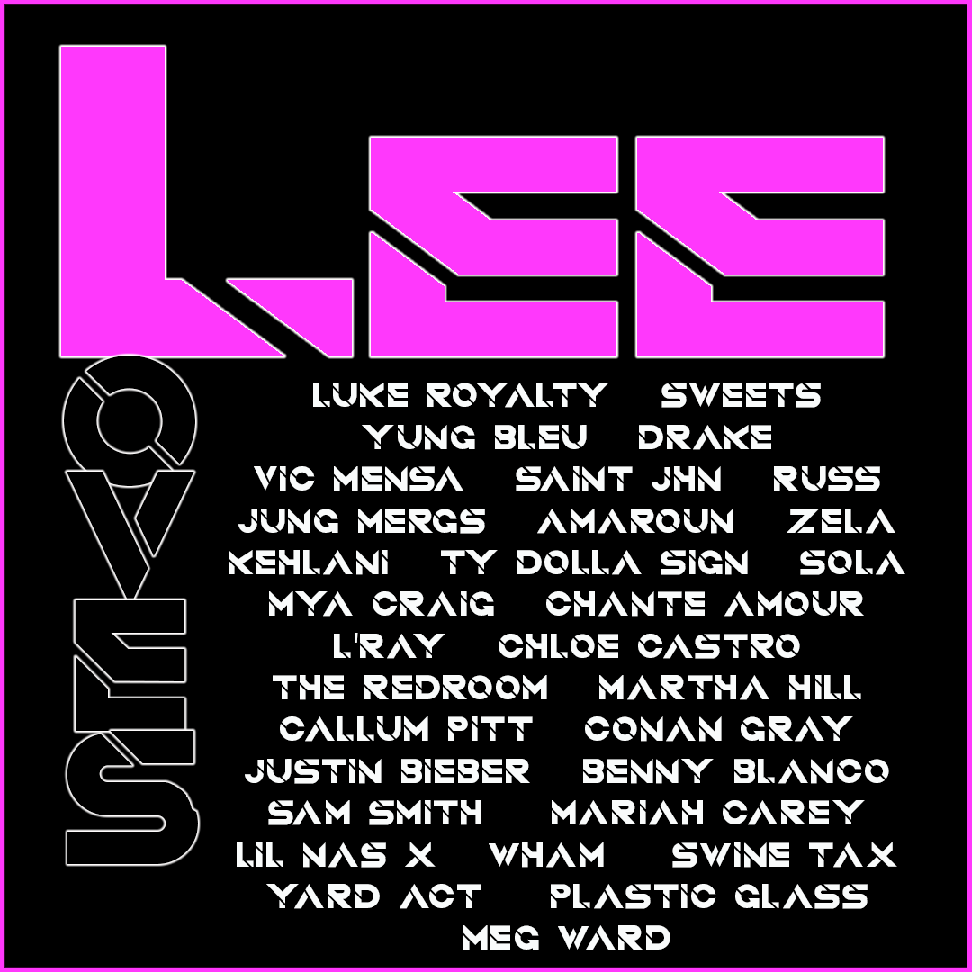 LeeHawthorn_'s tweet photo. #LeeLoves is back!
π§ https://t.co/4T974uOCpv
πΆ @Luke_Royalty_ | @JungMergs | @ThisIsZELA | @IAmSolaMusic | @MyaCraigg | @IAmCAmour | @LApostropheRay | @The_ChloeCastro | @TRedroom | @MarthaHillMusic | @CallumPittMusic | @SwineTax | @YardActBand | @PlasticGlass1 | @MeggyWard https://t.co/7mGAclQC4v