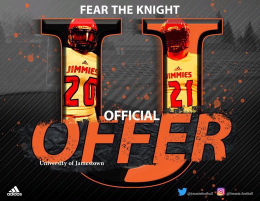 nicholas_wetzel's tweet photo. After a great talk with @Coach_Charles89. I’m blessed to receive an offer from @JimmieFootball https://t.co/wCtXRvj48G