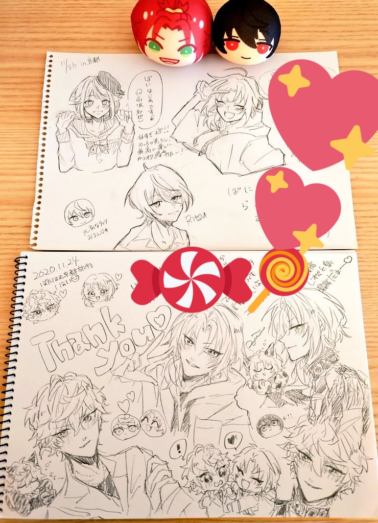 みて〜!!ぽにねぇ(@poniranian_ )にかいてもらった〜?♥️
もうね、絵が好きすぎるの〜?‼️いや、ぽにねぇの全部好きなんだけど!!!
リッツとまカメラ目線めちゃかわでしょ☺️??