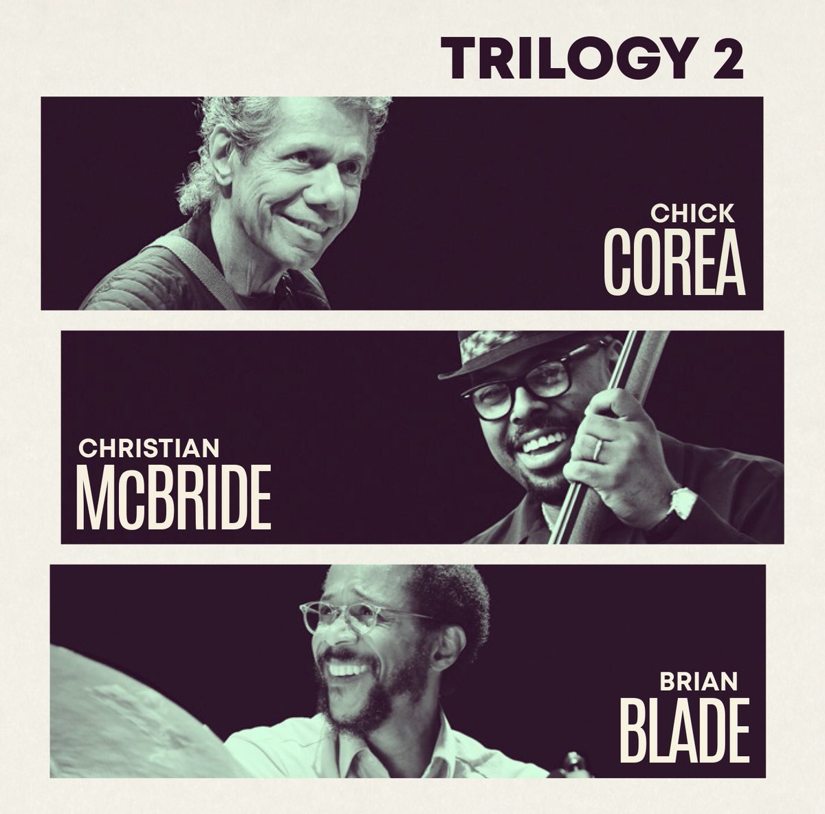 BrianVibberts's tweet photo. I am thrilled to be nominated for a Grammy for mixing this one!
Congratulations @ChickCorea
@mcbridesworld @BrianBlade Bernie Kirsh & David Ives (Mastering engineer)
#trilogy2 #trilogy #chickcorea #jazz #grammy #jazztrio #music #engineer #mixer
https://t.co/8O3HQxivP4 https://t.co/qTravRnINt