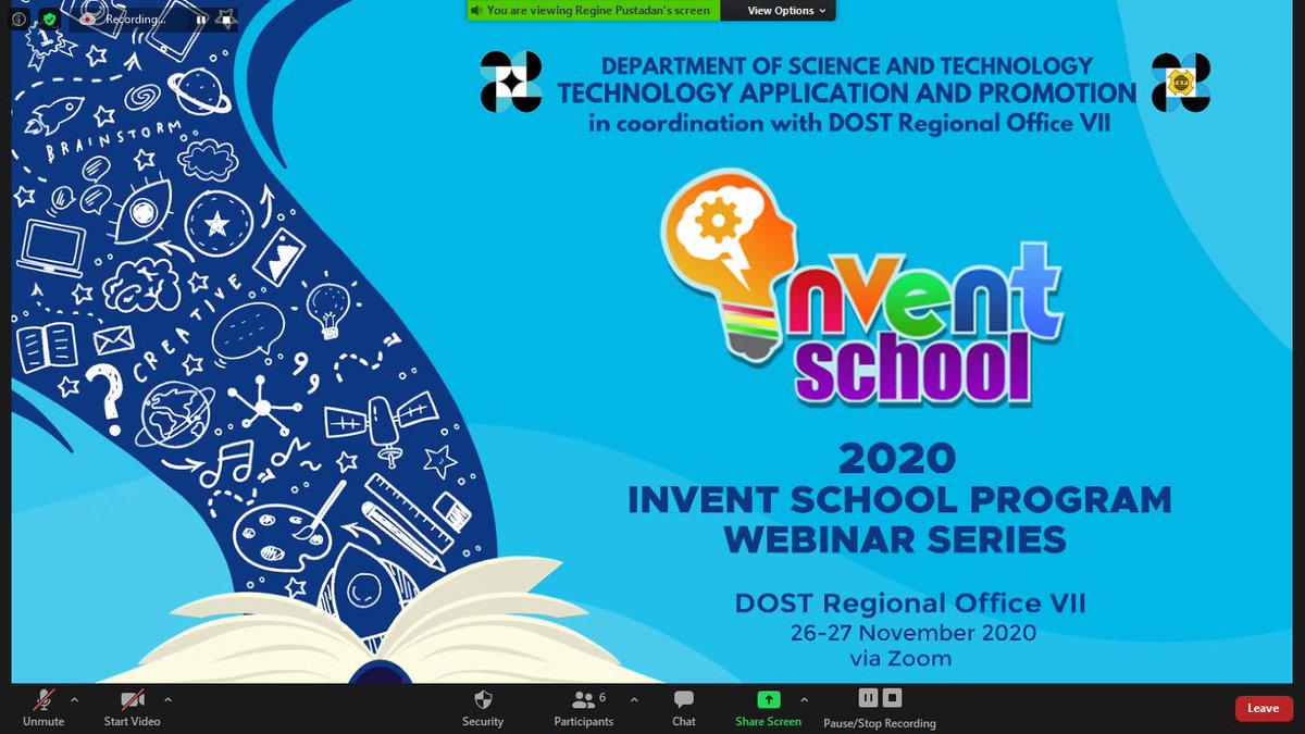 idd_tapi's tweet photo. It's a brand new day for our Invent School Program! 💙😁 It's gonna be an amazing 2 days of learning all about creative thinking, invention development, and intellectual property rights with high school students from Region VII. 👏🌟
#NSTW2020 #InventSchoolProgram #ISPRegionVII https://t.co/rPV88iQeAH