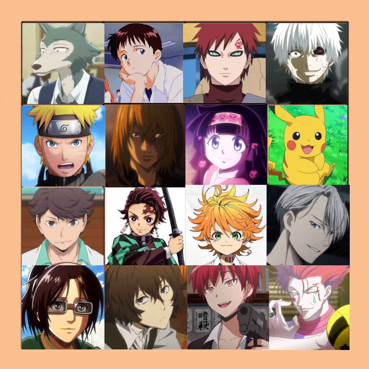 𝐥𝐢𝐱𝐭𝐚 Ps Lvs Yuji N Jean Compatibilidad Mbti 16 Personalidades Edicion Personajes De Anime T Co Pkagujv7ro Twitter