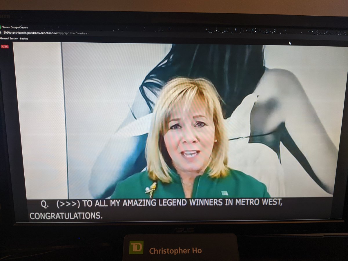 ChrisHo_TD's tweet photo. Enjoyed my very first roadshow virtually! I thoroughly enjoyed hearing from all of our leaders and their insights on F2021! Communicate, collaborate and commit! #TD #Virtual @DonaGallo_TD https://t.co/gIcLCunCw8