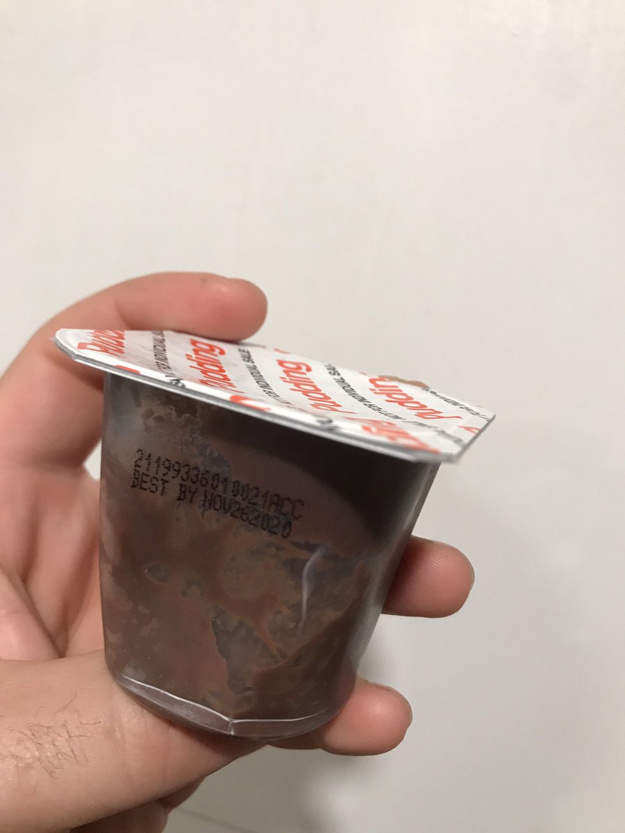 bupperboy's tweet image. Good News: I ate this pudding, just in time.