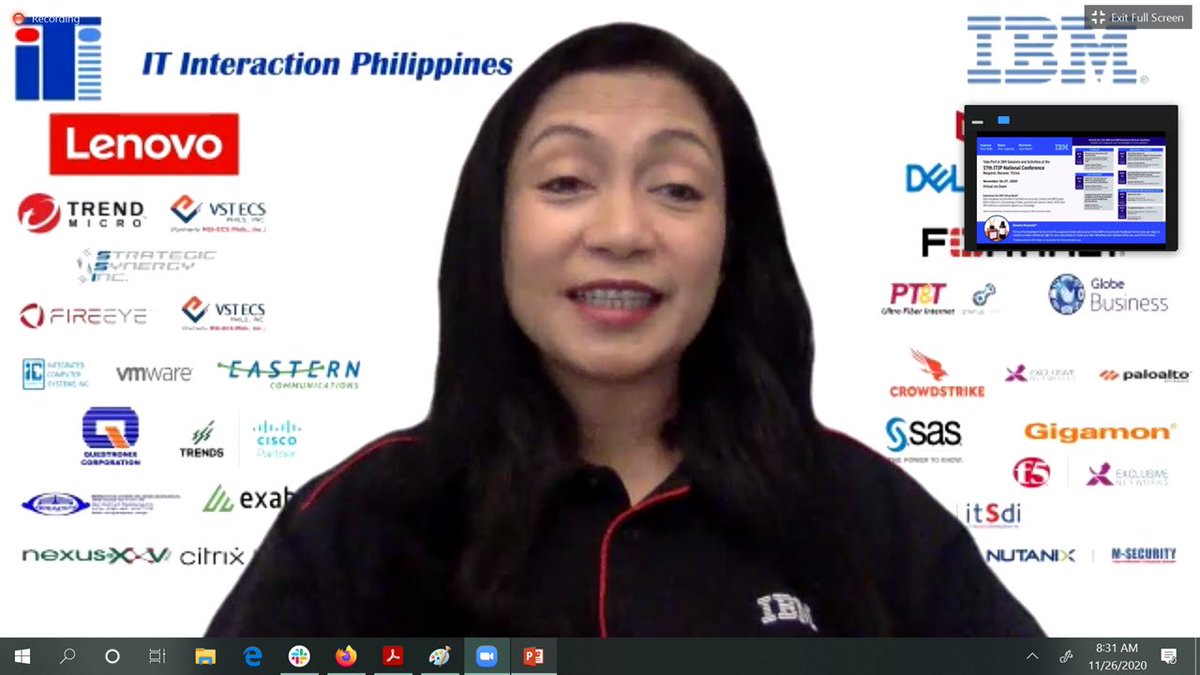 abi_lesaca's tweet photo. ATM: Learning about @IBM’s #HybridCloud at the IT Interaction Philippines National Conference 2020. IBM Philippines CGM @aileen_jiao also talked about industry partnerships and volunteer opportunities for @PTECHNETWORK. Excited for the learning opportunities today. https://t.co/VTkM1VNHqb