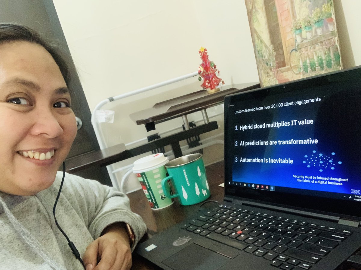 abi_lesaca's tweet photo. ATM: Learning about @IBM’s #HybridCloud at the IT Interaction Philippines National Conference 2020. IBM Philippines CGM @aileen_jiao also talked about industry partnerships and volunteer opportunities for @PTECHNETWORK. Excited for the learning opportunities today. https://t.co/VTkM1VNHqb