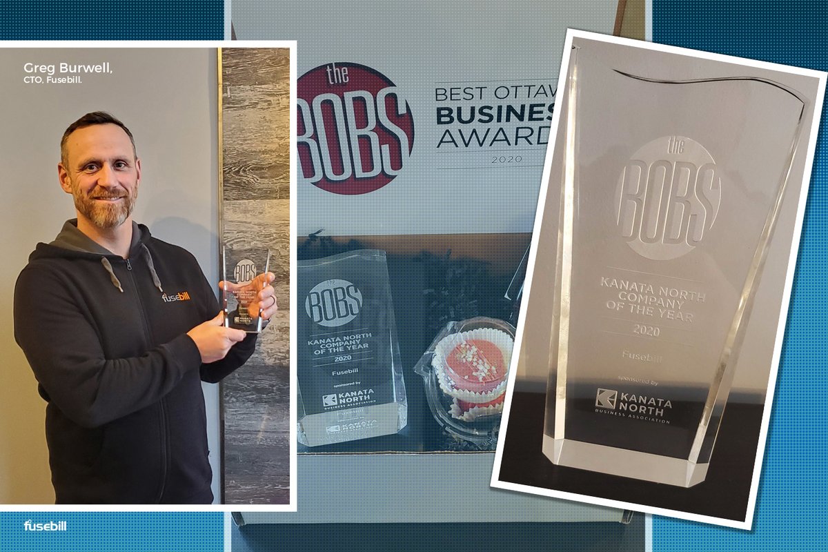 fusebill's tweet image. Company of the year! Go team Fusebill. #OttBOBs
Join the team: fusebill.com/careers-fusebi…

Thanks to all the sponsors and congratulations to the fellow winners of the BOBs.