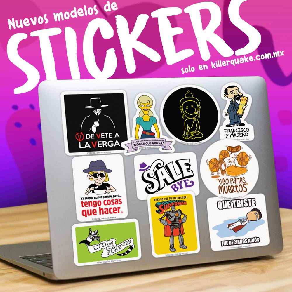 Killer_Quake's tweet photo. Breaking News: Nuevos Stickers 😍😱
https://t.co/cDPhgenNbI
#FelizMartes #México
#CDMX #MX #Stickes https://t.co/3psteNqLBu