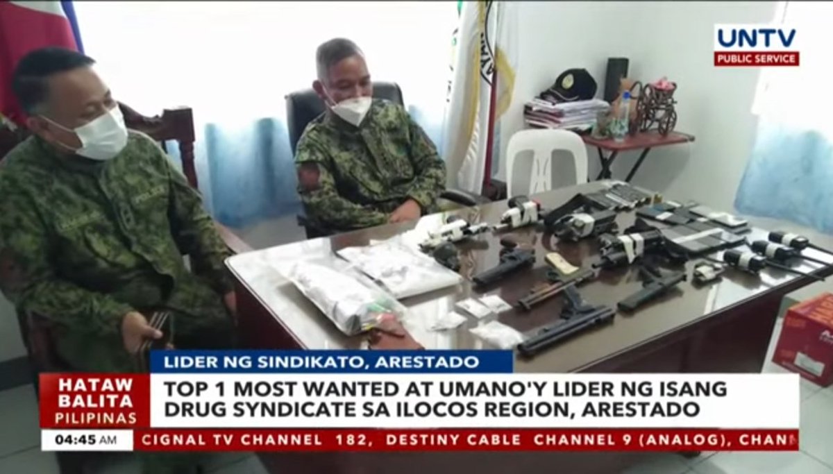 totofabros's tweet photo. Top 1 most wanted at umano'y lider ng drug syndicate sa Ilocos Region, arestado. 
@UNTVNewsRescue 
@RadyoLaVerdad https://t.co/85lnoiBfNd