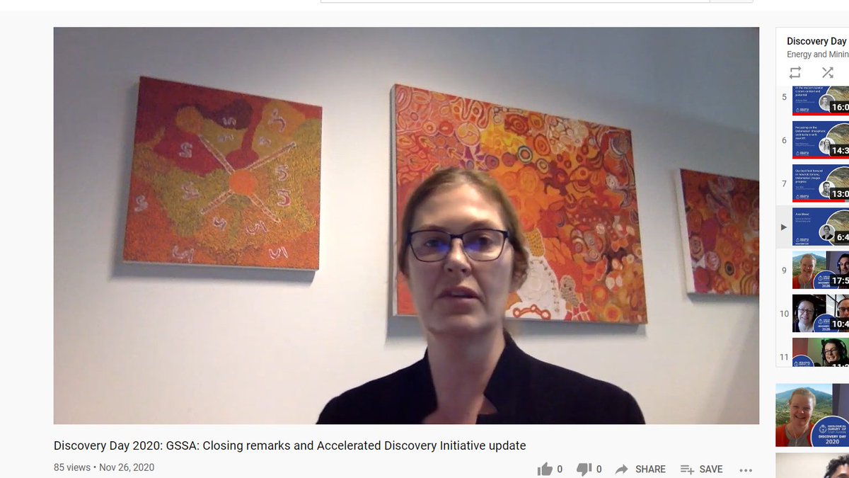 anna_chica's tweet photo. And that's the end of the formal talks for #DiscoveryDaySA in 2020! Thank you to our Executive Director, Alex Blood for summarising the #GSSA highlights and future initiatives. More informal discussions as on-demand content to come @DEM_sagov #GSSArocks
https://t.co/nMcFMkuuVZ https://t.co/YjaoHDB6Nx