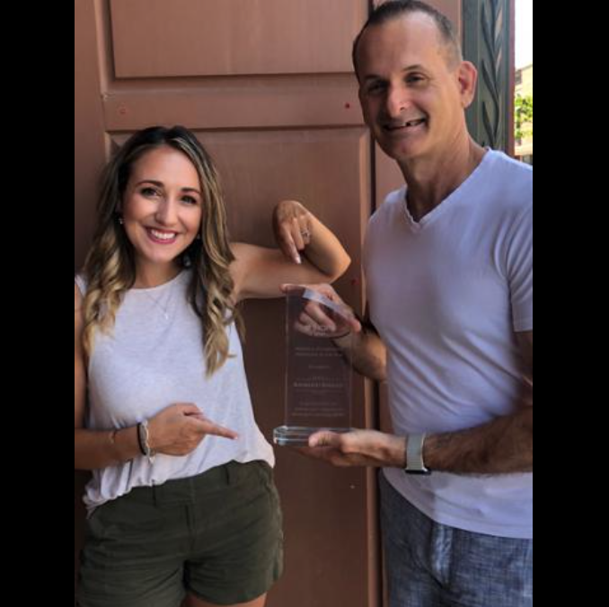 1HOPE_Community's tweet photo. 14 of 24:  It was such an honor to present Ray with our “Strategic Fundraising Volunteer of the Year” award. Ray wears many hats helping with our organization &amp; does it with a generous heart, big smile &amp; God’s leading. 
#24HoursofThankfulness https://t.co/55vKuNGaV3