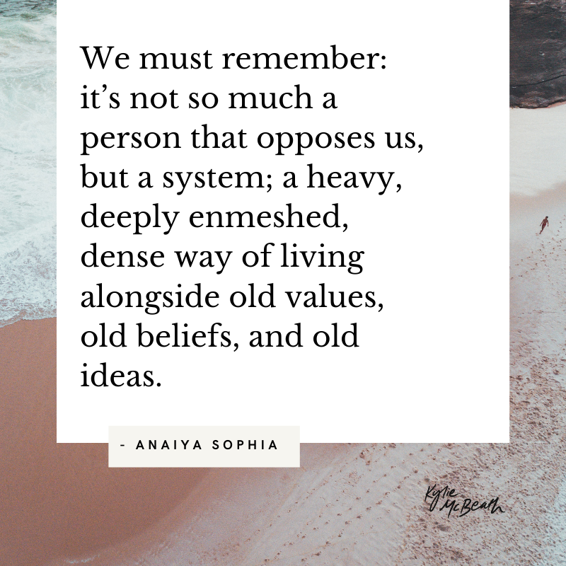 We are being asked *demanded* to look at some BIG stuff.. the impact of racial capitalism, colonization, classism, patriarchy, sexism, degradation of the feminine...and on and on.