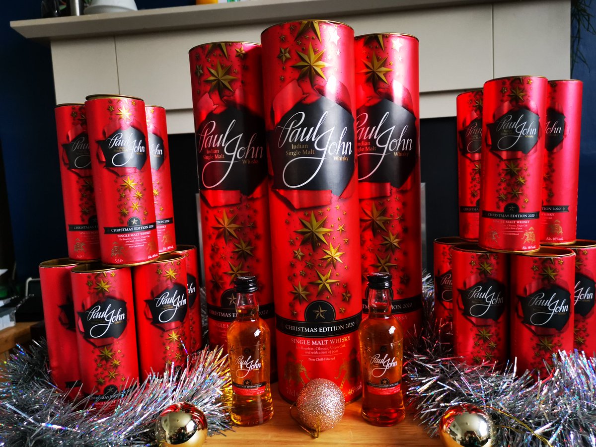spikeydog120's tweet photo. It's that time of year again. Time to find that whisky lover in your life, that something special they want to find under the tree 🎄🎁🥃
#Xmasedition2020 #pauljohnwhisky #fromgoawithlove #perfectxmasgift https://t.co/oKT237MTUf
