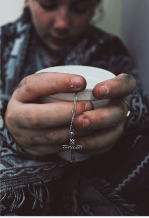 ConcernAust's tweet photo. First prize in the recent 2020 Steps Outreach Service Homelessness Photograph competition was awarded to Sashini, a student from @CCCC_Braybrook, for this image, ‘Pennies for Poverty’. #Homelessness #YoungPeople #Homeless #StepsOutreachService #Hope #Future #Housing https://t.co/lpaCI1mB3q